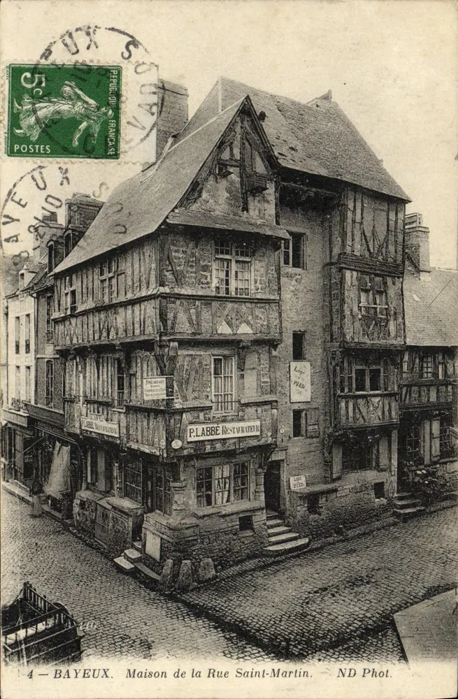 Bayeux — Haus in der Rue Saint-Martin — ND Phot. - Vorderseite