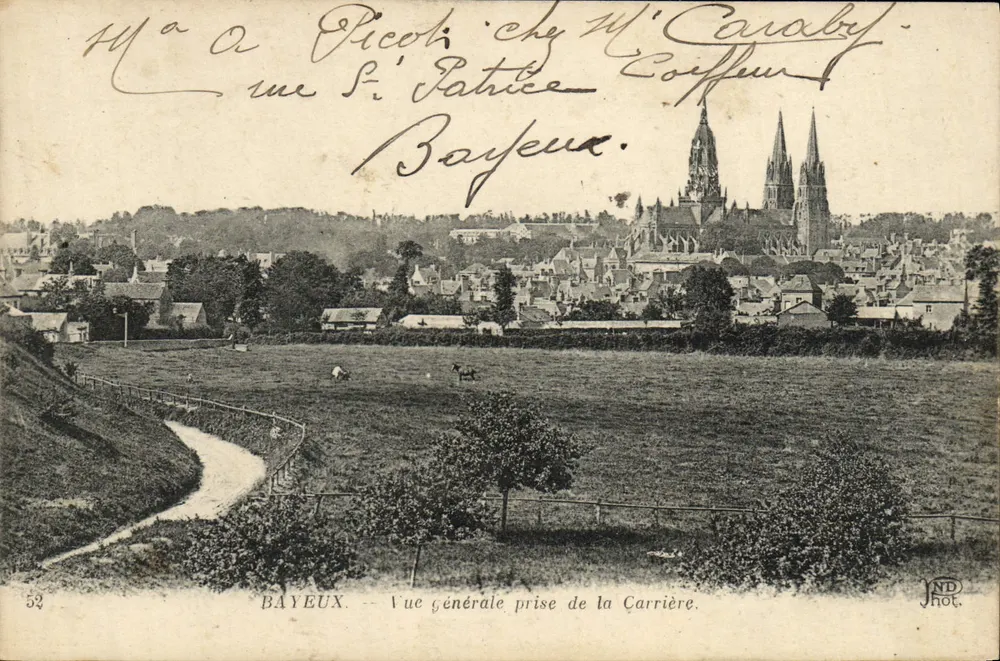 Bayeux — Allgemeiner Blick von der Carrière — JND Hot. - Vorderseite