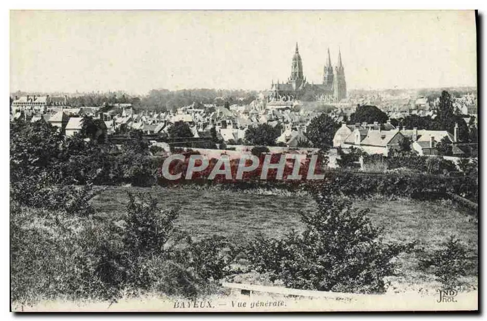 Bayeux — Vue générale — JND. Phot. - Frente