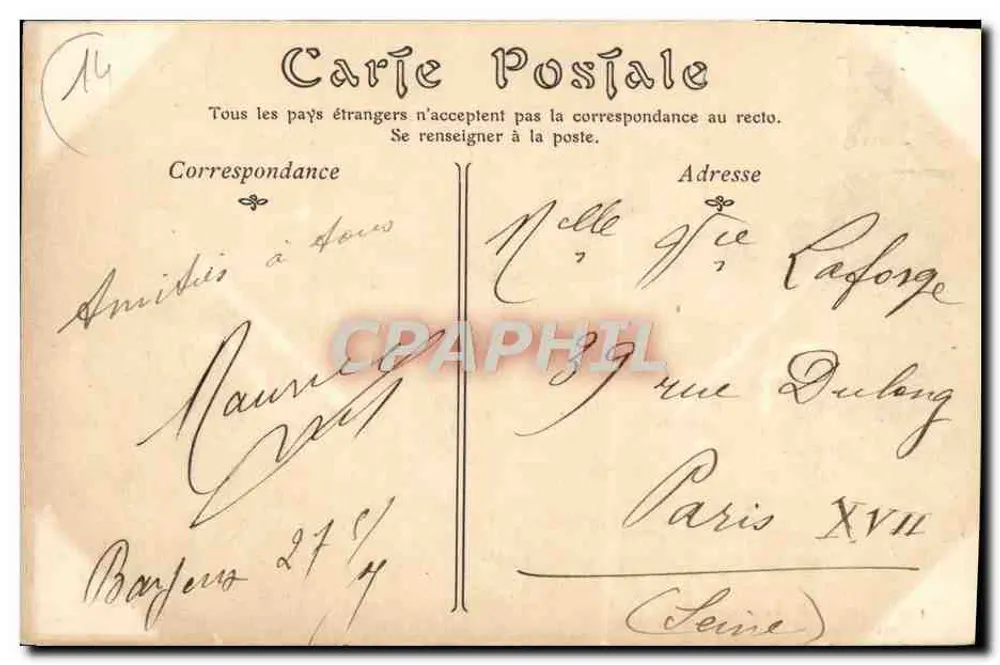 Bayeux — Vista Geral — ND Phot - Verso