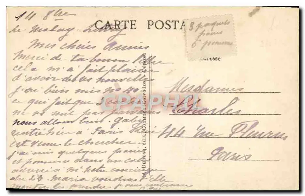 Bayeux (Calvados) — Vista geral — A+D - Verso