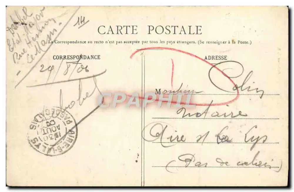 Bayeux — Vista geral — Coleção R. D. - Verso