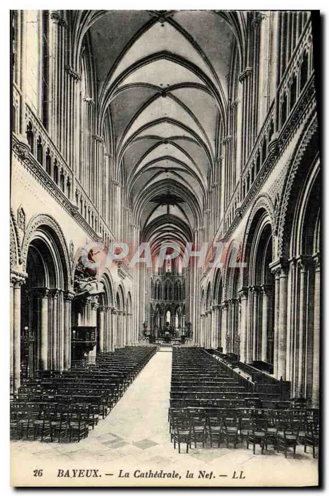 Bayeux — La Cattedrale, la Nave — LL - Recto