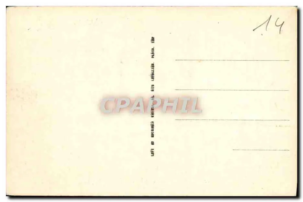 Catedral de Bayeux — ND. — Editor: C.P.A.P.H.I.L. — N° 12 - Verso