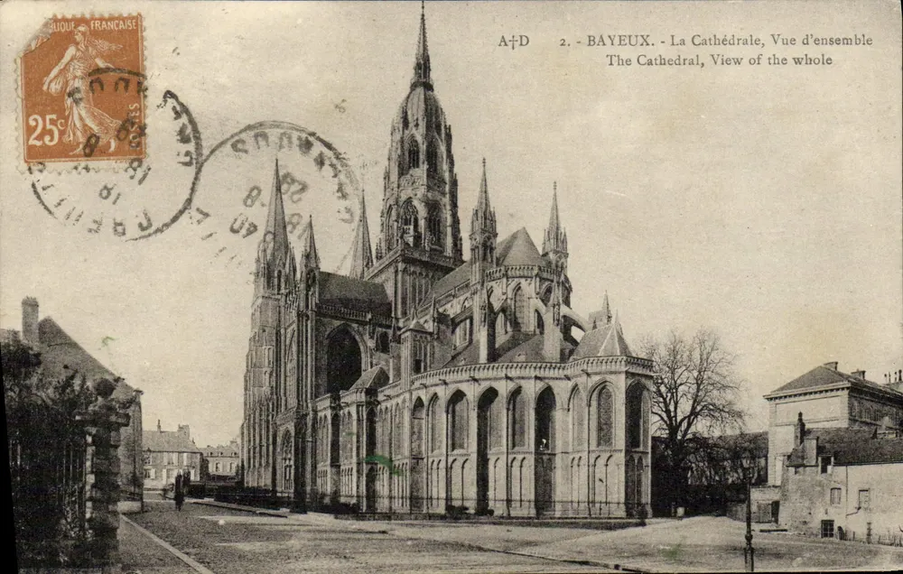 Bayeux - A Catedral, Vista geral — A+D, n°2 - Frente