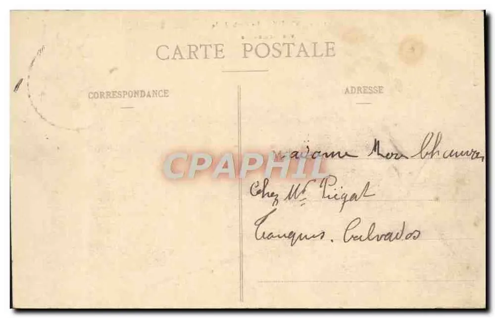 Bayeux - A Catedral vista de cima — Coleção A. L. Bayeux, n°25 - Verso