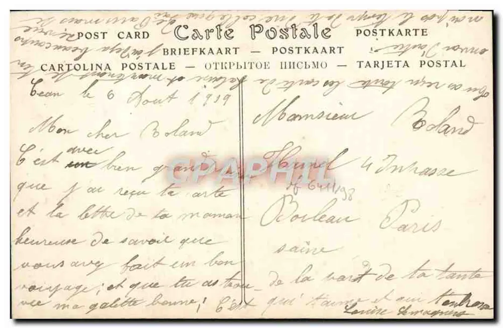 Bayeux — Die Kathedrale, Ansicht vom Bischofssitz — ND Pbot. - Rückseite