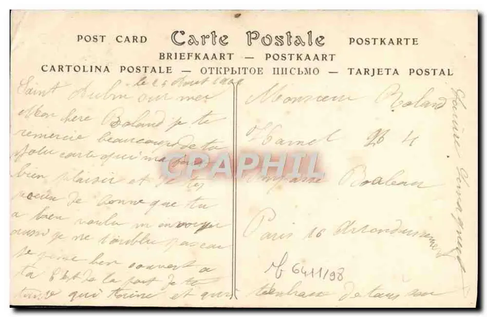 Bayeux — A Catedral. Lado da Abside — ND Fot. - Verso