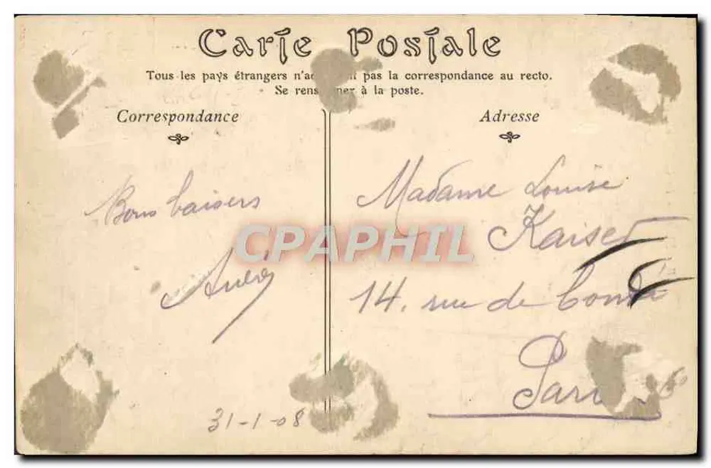 Bayeux — A Catedral, lado da Abside — ND Phot - Verso