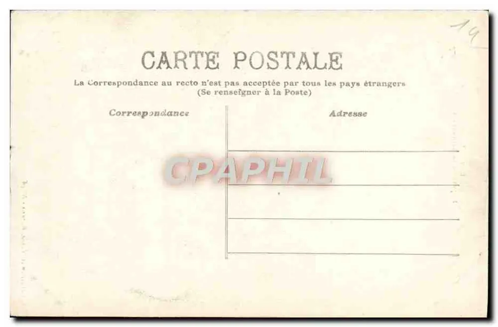 Bayeux — Fachada da Catedral — Coleção A. Louis, Bayeux - N° 46 - Verso