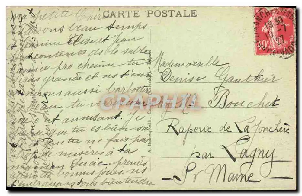 Bayeux — De Kathedraal, Algemene uitzicht — A.D. n°2 - Achterkant