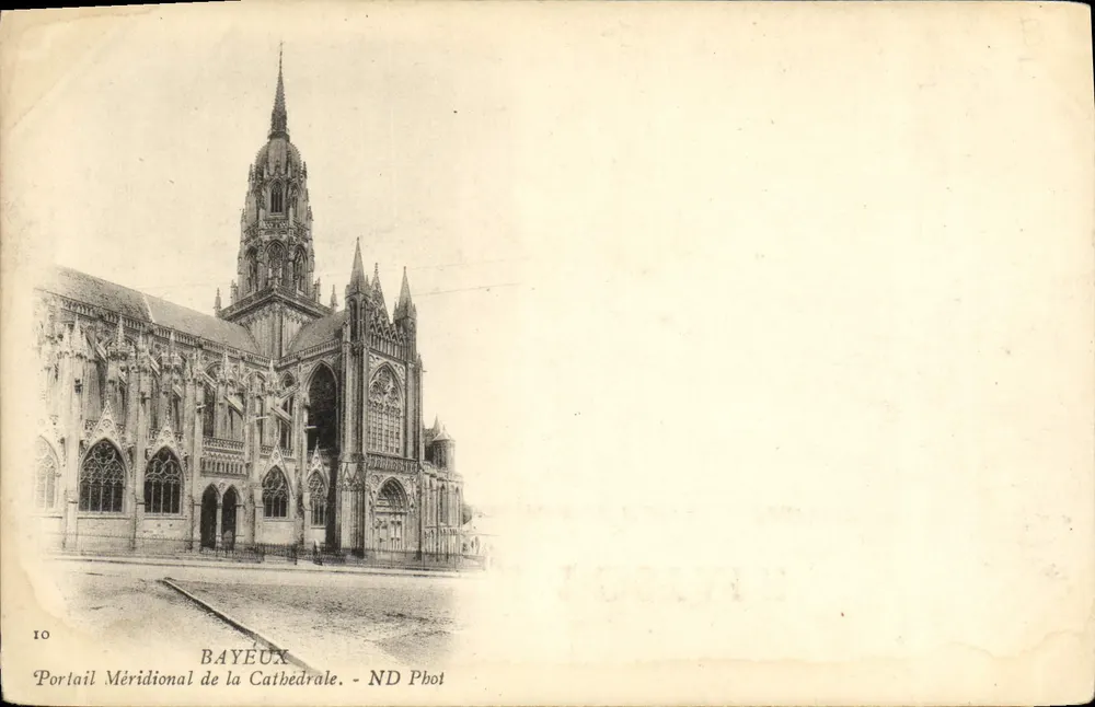 Bayeux — Südportal der Kathedrale — ND Phot - Vorderseite