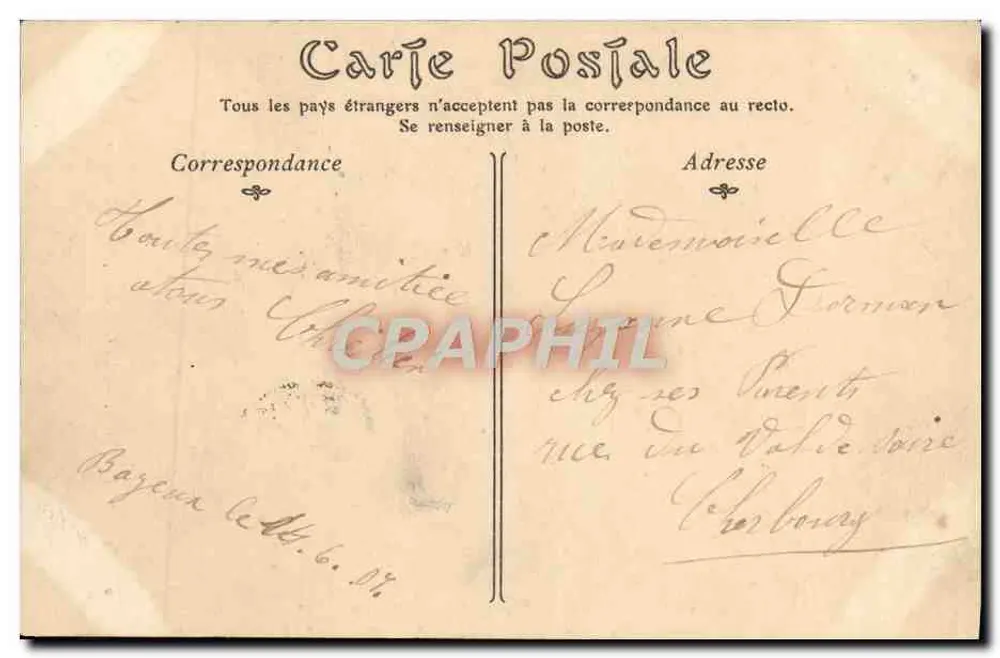 Bayeux — A Catedral, lado da Abside — ND Phot, n°9 - Verso