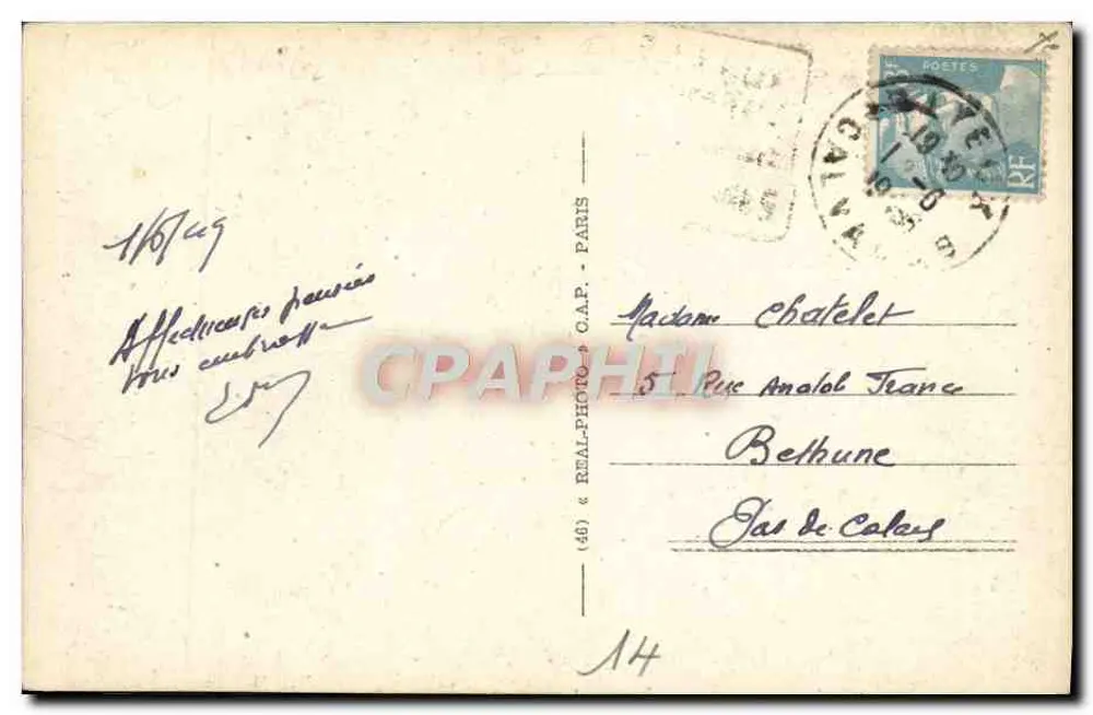 Bayeux — Die Kathedrale vom alten Bischofspalast — LL - Rückseite
