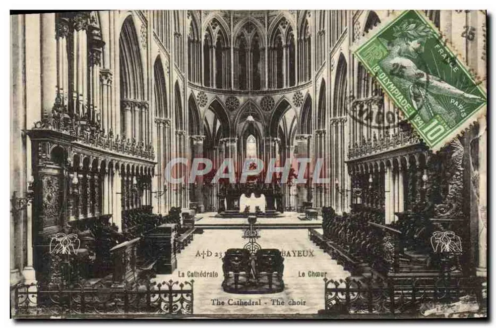 A Catedral — O Coro — Bayeux — A. Dubong, editor - Frente