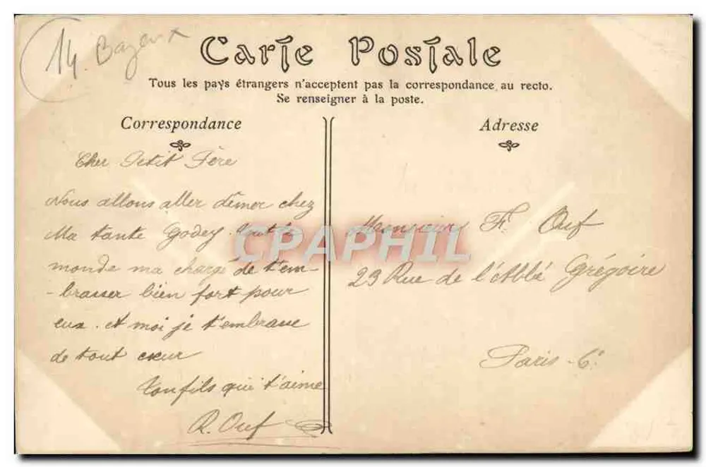 Bayeux — Casa chamada da Governadora — ND Phot, n°49 - Verso