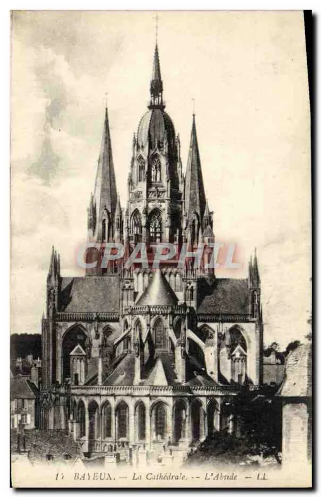 Bayeux — A Catedral — A Abside — Editor Lévy Fils & Cie, Paris - Frente