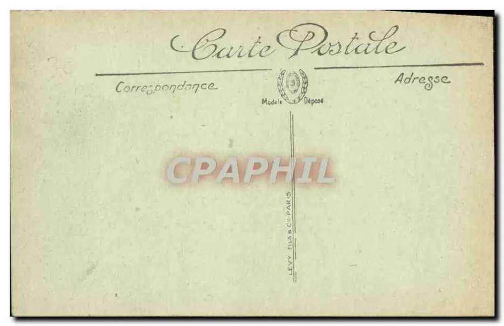 Bayeux — A Catedral — A Abside — Editor Lévy Fils & Cie, Paris - Verso