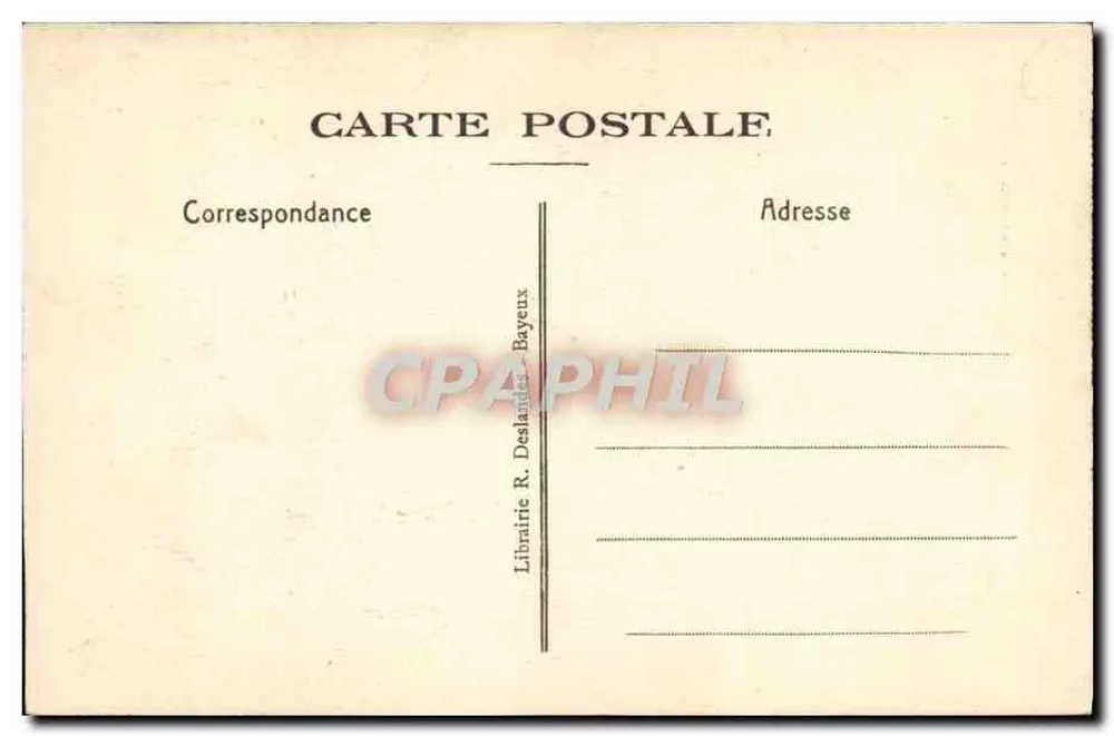 Bayeux - Catedral Nossa Senhora — iniciada em 1046, abside do século XIII — Livraria R. Deslaurier, Bayeux - Verso