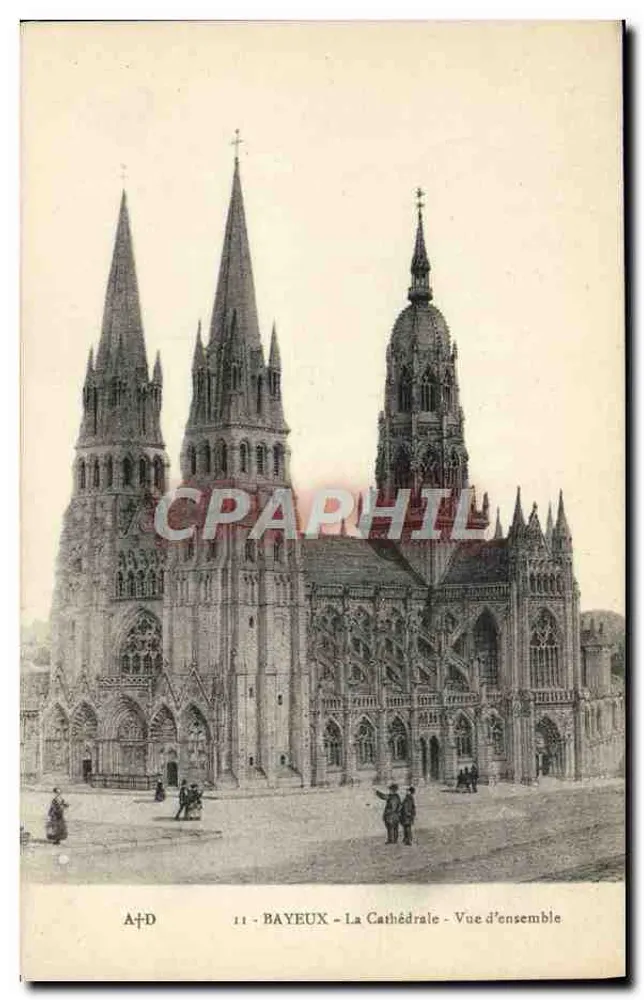Bayeux - A Catedral - Vista geral — A+D, n°11 - Frente