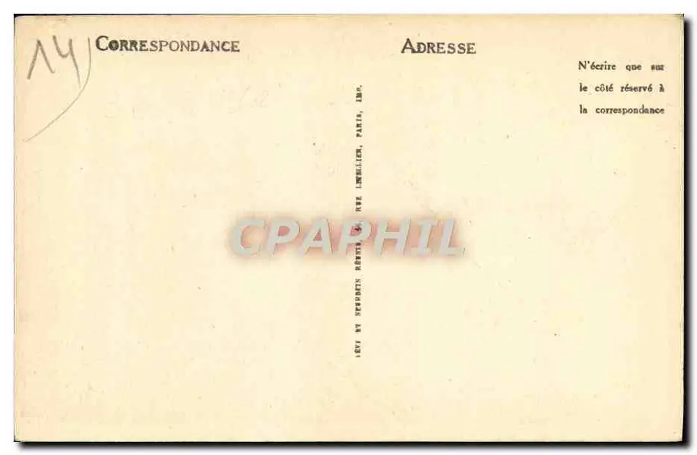 Bayeux — Ansicht der Aure, Straße Saint-Laurent — ND - Rückseite