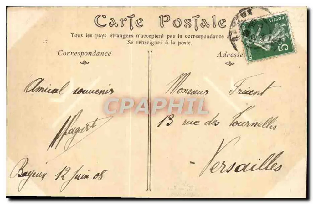 Bayeux — Vista geral — ND. Fot. - Verso