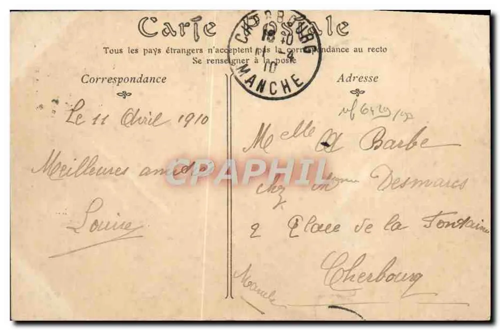 Bayeux — Allgemeiner Blick von der Carrière — Unbekannter Verlag, Seriennummer 52 - Rückseite