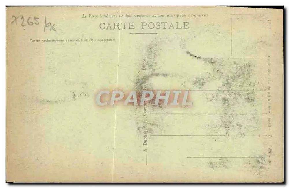 Bayeux - Straßen Saint-Martin und des Cuisiniers — A. Dutoit, n° 60 - Rückseite
