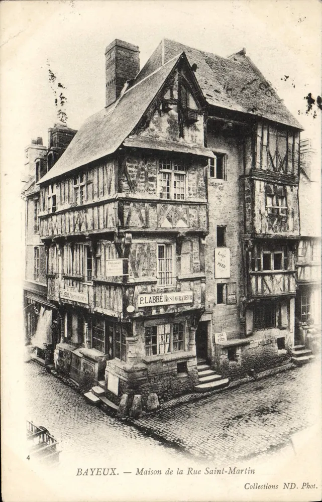 Bayeux — Haus in der Straße Saint-Martin — Collections ND. Phot. - Vorderseite