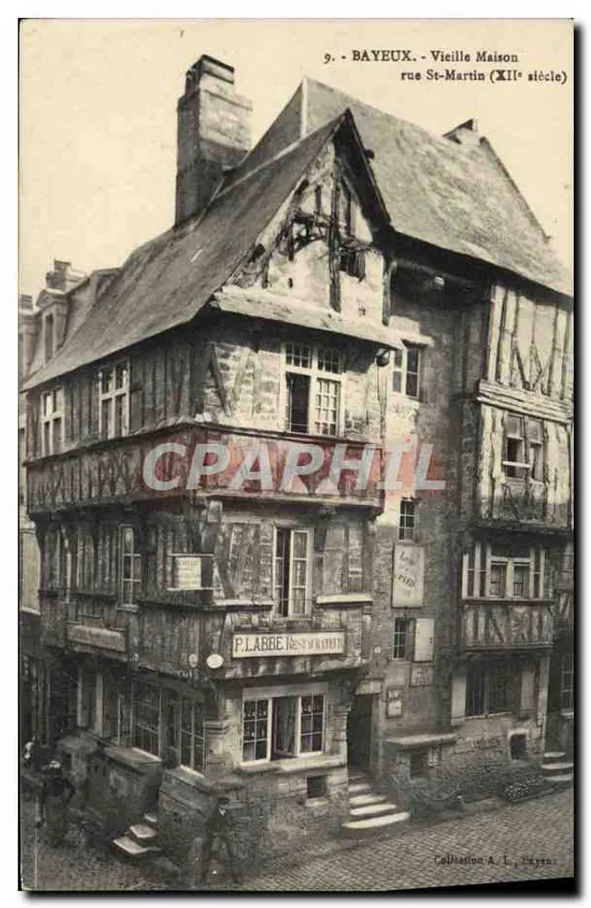 Bayeux - Altes Haus in der Straße St-Martin (11. Jahrhundert) - Vorderseite