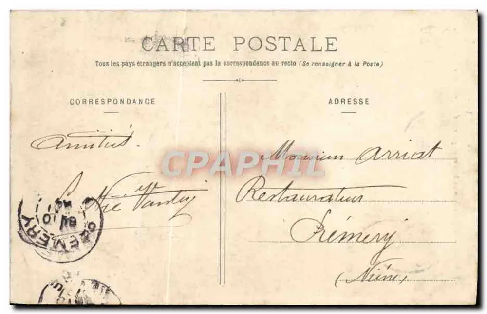 Bayeux - Holz- und Steinhäuschen aus dem 14. Jahrhundert, Straße St-Martin — Verlag nicht sichtbar, Nr. 27 - Rückseite