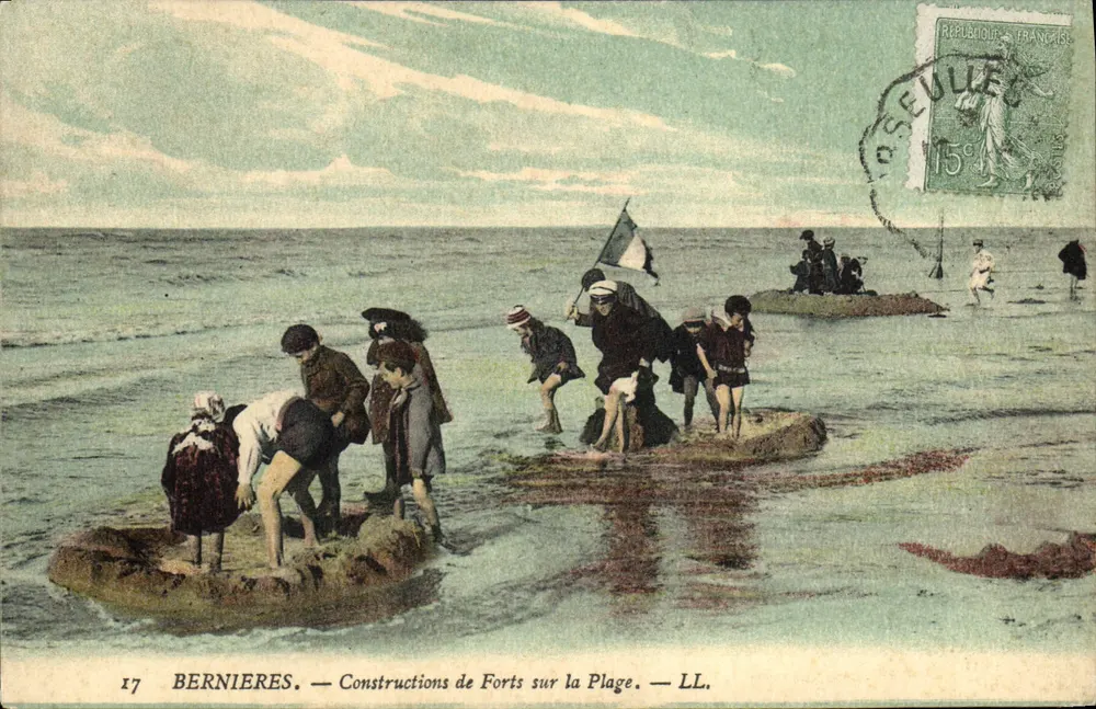 Bernières-sur-Mer — Construções de Fortes na Praia — LL. n°17 - Frente