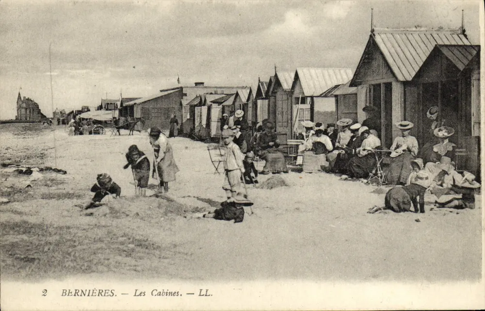 Bernières-sur-Mer — As Cabines — LL. - Frente