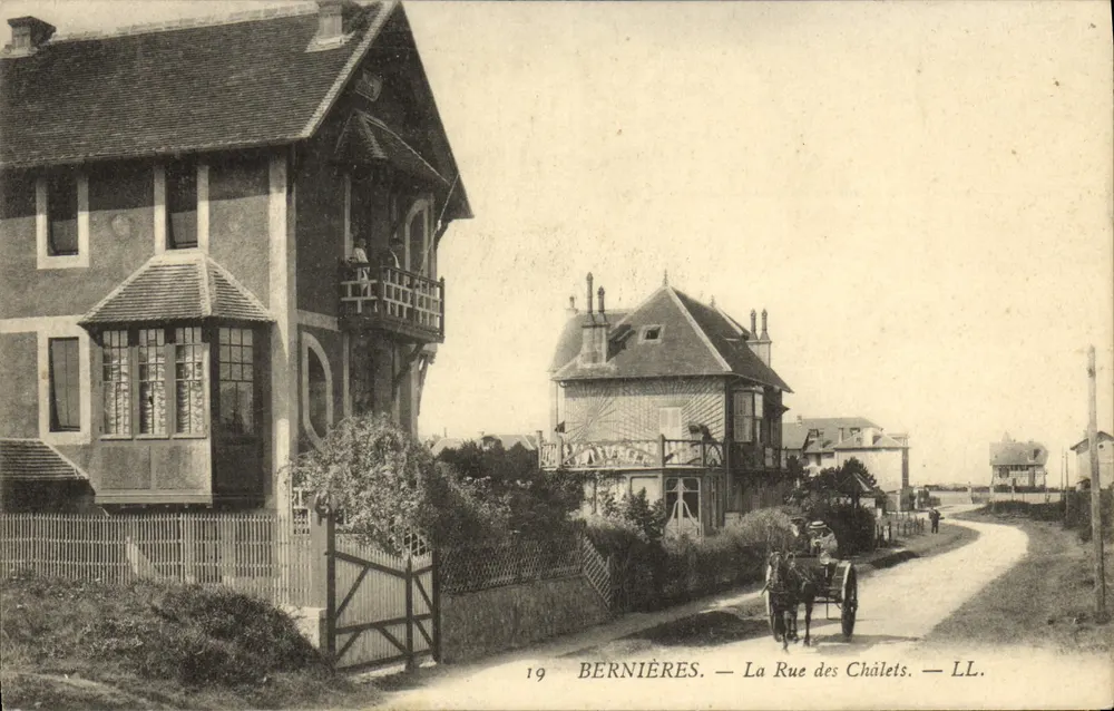 Bernières — A Rua dos Châlets — LL. n°19 - Frente