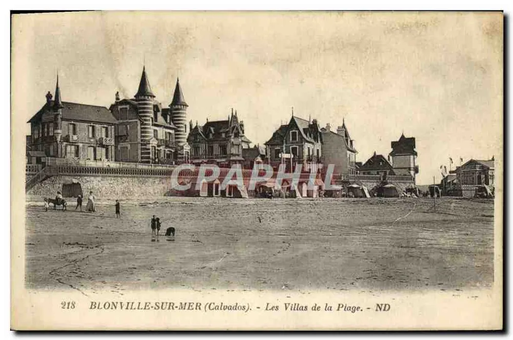 Blonville-sur-Mer (Calvados) — Die Strandvillen — n°218 - Vorderseite