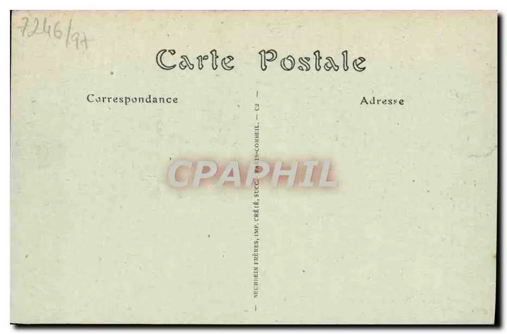 Le Breuil-en-Auge (Calvados) — Castelo do século XVI — Imp. Créteil, n°182 - Verso