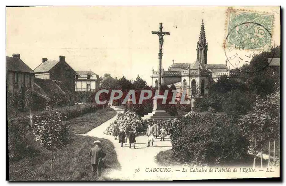 Cabourg — O Calvário da Abside da Igreja — LL. n°36 - Frente