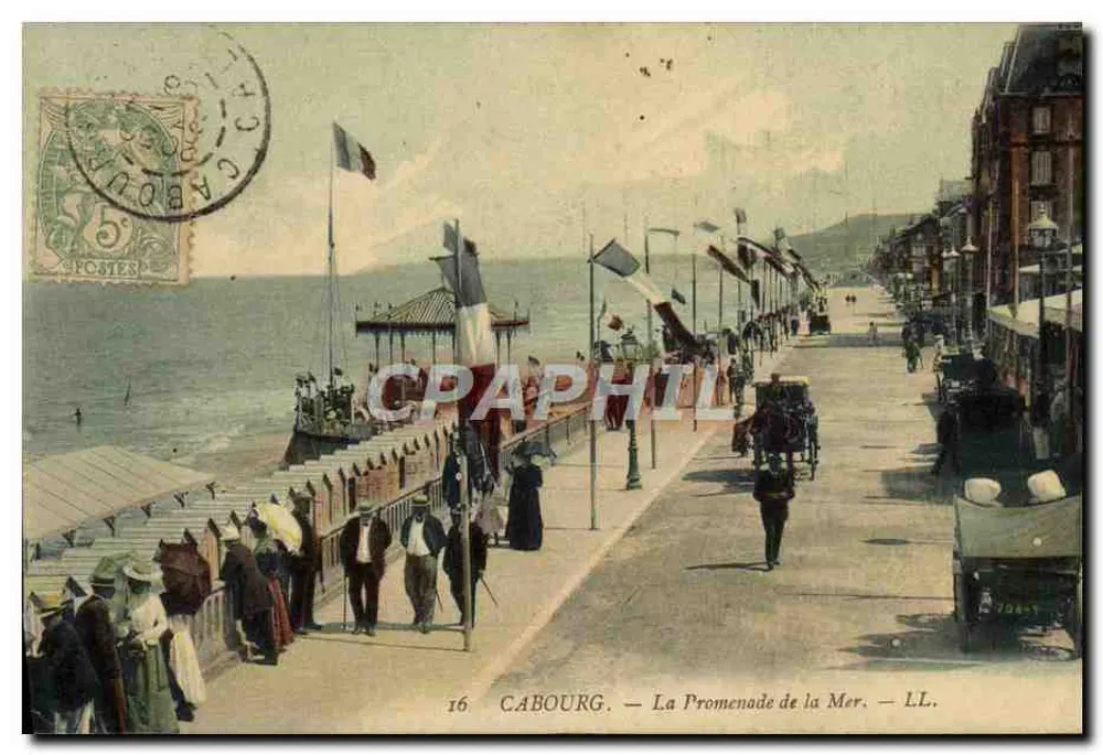 Cabourg — A Promenade da Mar — LL. n°16 - Frente