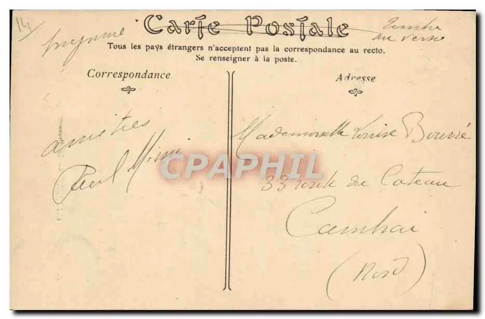 Cabourg — A Promenade de la Mer — ND Phot - Verso