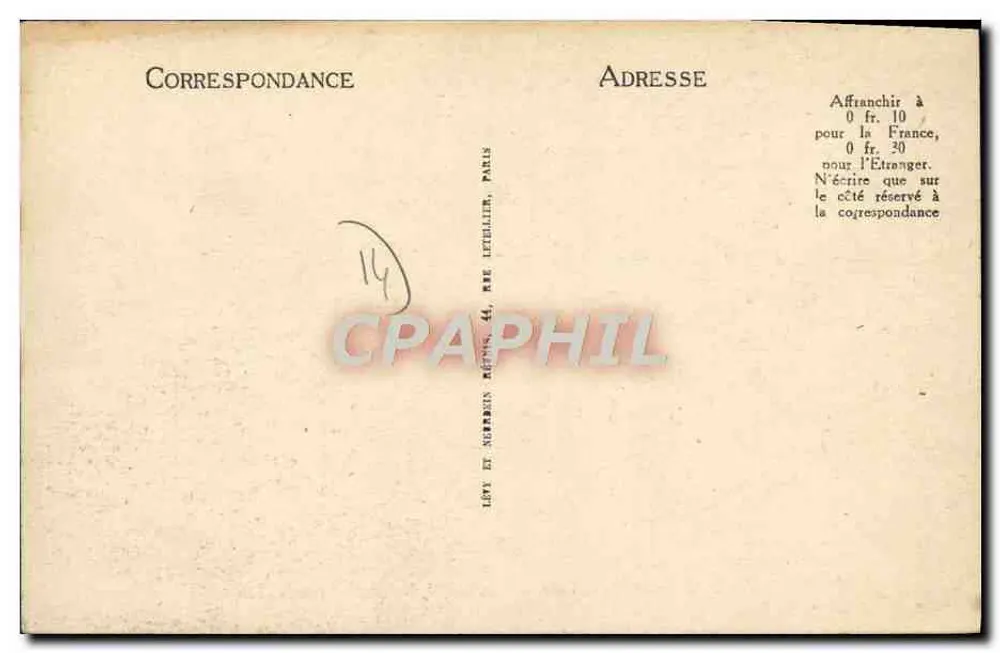 Cabourg - Promenade de la Mer - Boulevard des Anglais - LL - Rückseite