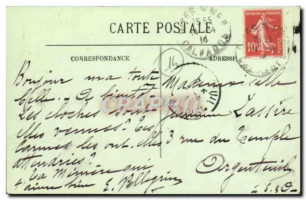 Cabourg — A Digue — LL. — Fotografia Kodak - Verso