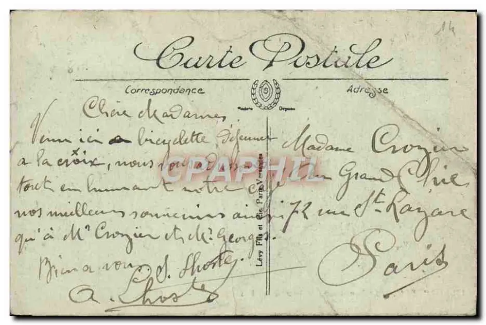 Cabourg — Der Boulevard der Engländer, die Villen und der Damm — LL, n°431 - Rückseite