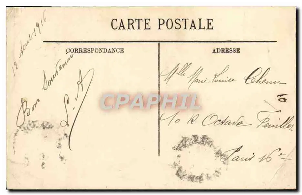 Cabourg — Das Grand Hotel und die Digue — LL. n°6 - Rückseite