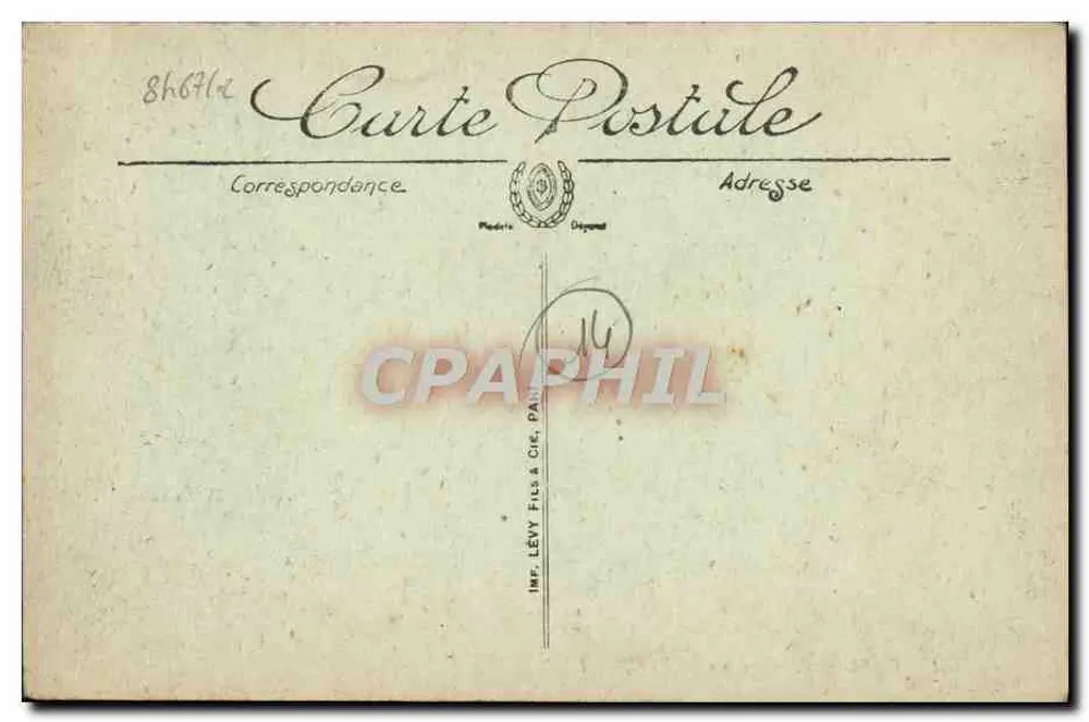 Cabourg — Het Grand Hôtel — LL. — n° 181 - Achterkant