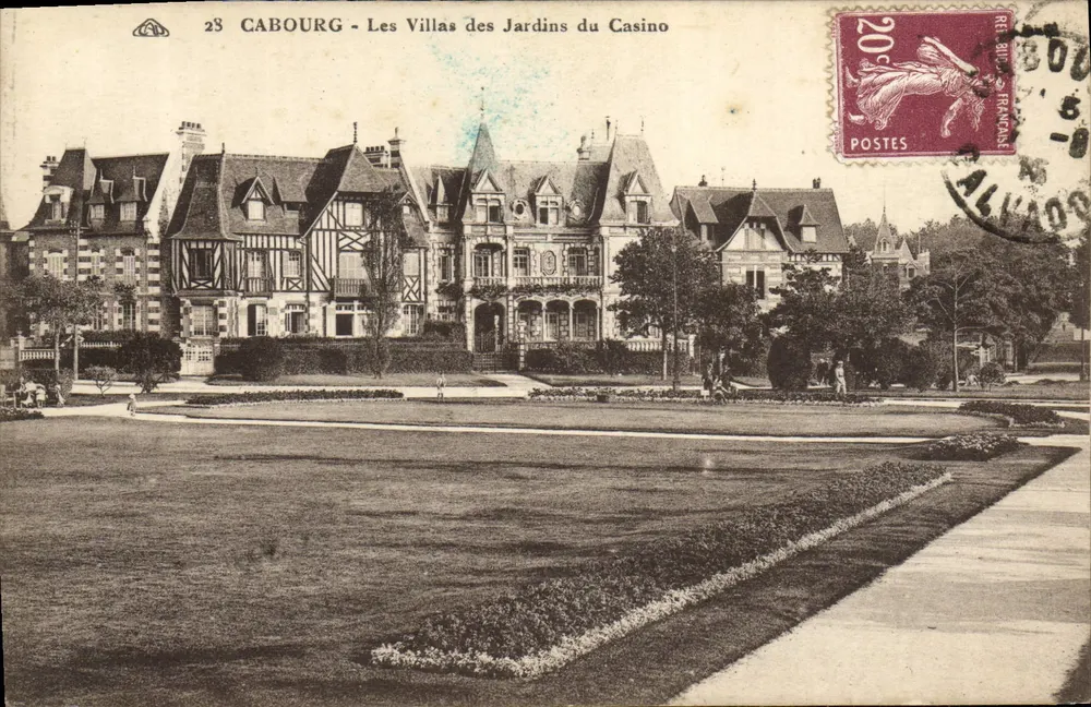 Cabourg - Die Villen der Casino-Gärten — Verlag C. Alsacienne des Arts Mécaniques, Straßburg - Vorderseite