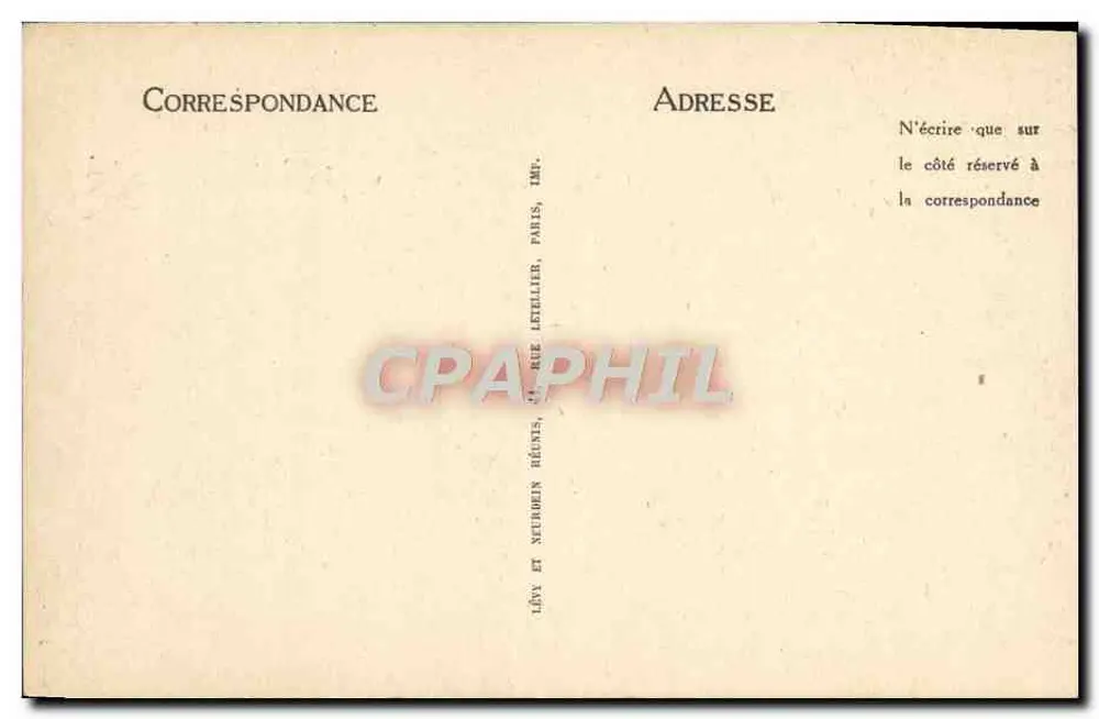 Cabourg — Jardins e Casino — L.L. n°186 - Verso