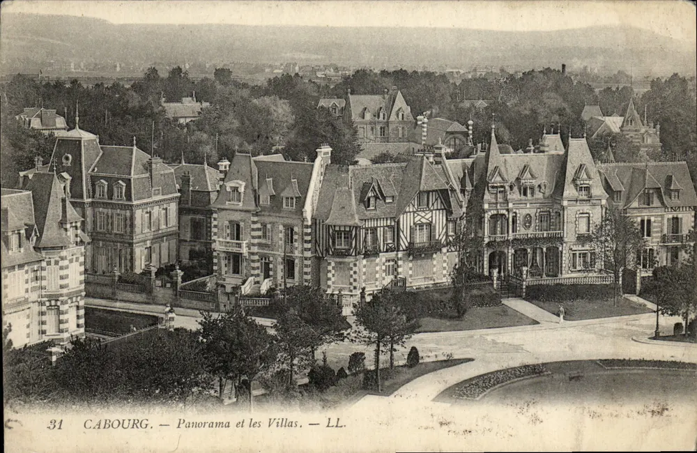Cabourg — Panorama e as Villas — LL. n°31 - Frente