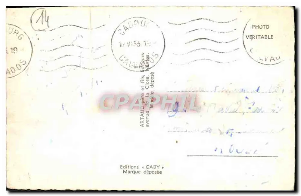 Cabourg — Vista panoramica — Edizioni Artau padre e figlio - Verso