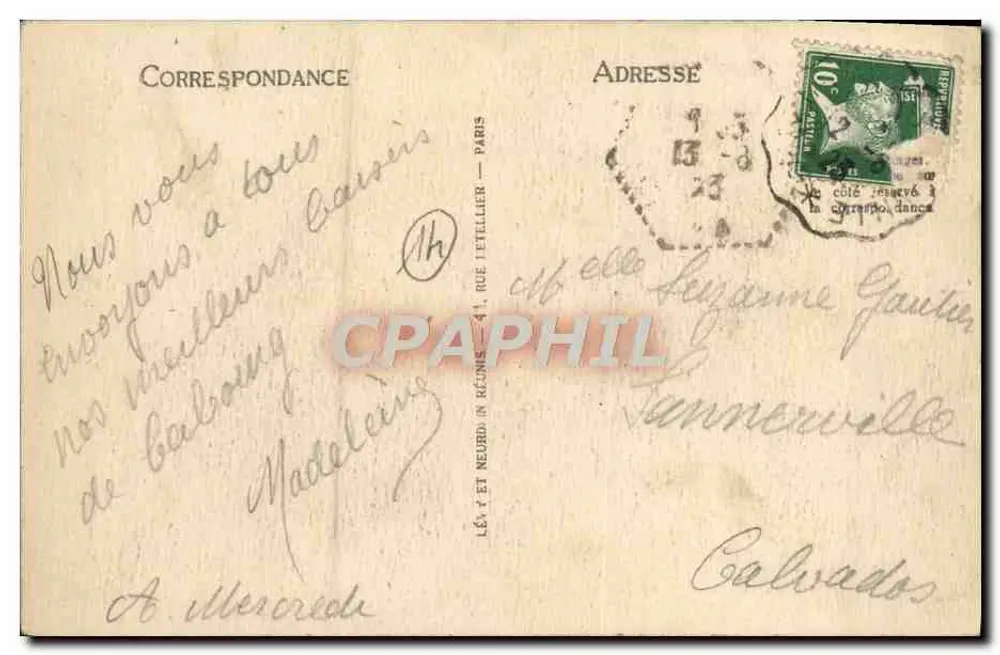 Cabourg — Das Hotel der Herzöge von Normandie — LL - Rückseite
