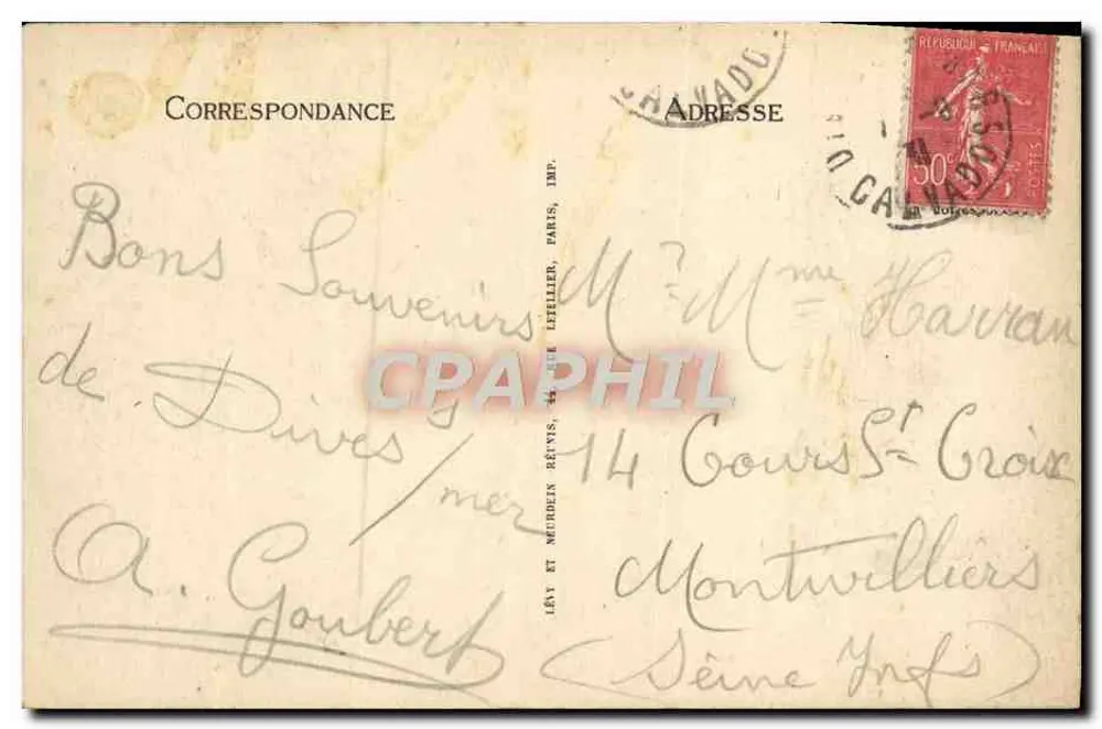 Cabourg — Ansicht des Casinos und des Grand Hotels — LL - Rückseite